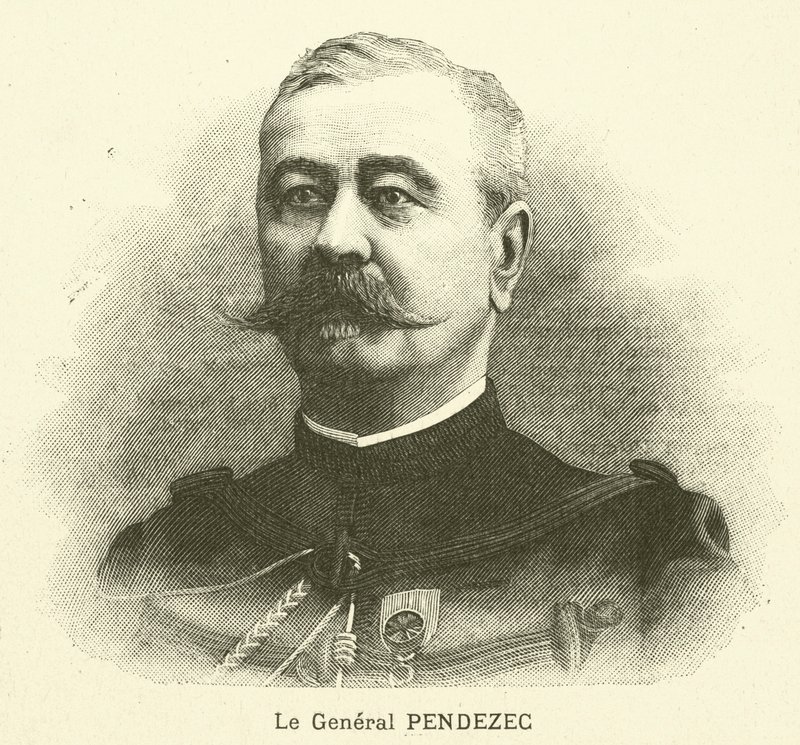 Jean Pendezec, fransk general (gravyr) av French School