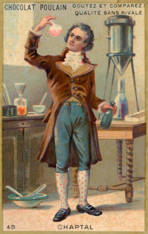 Jeanne-Antoine Chaptal, kemist av French School