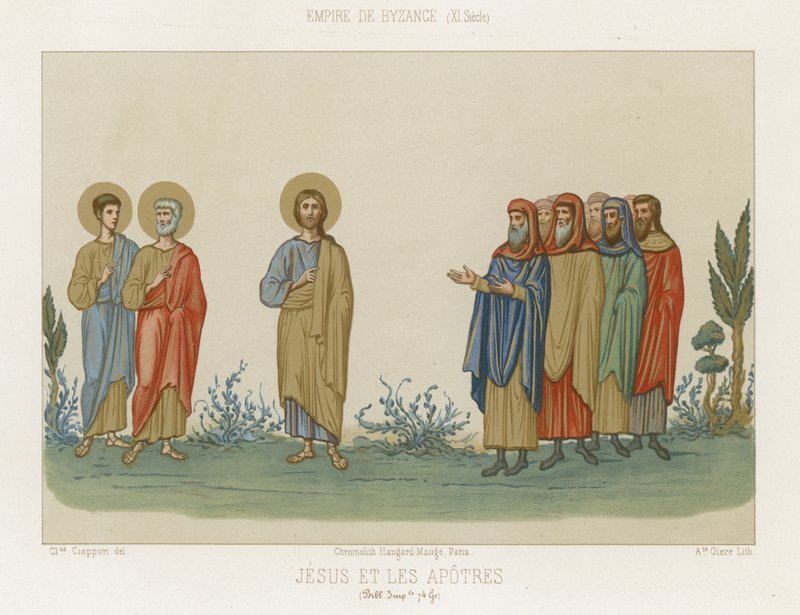 Jesus och apostlarna av French School
