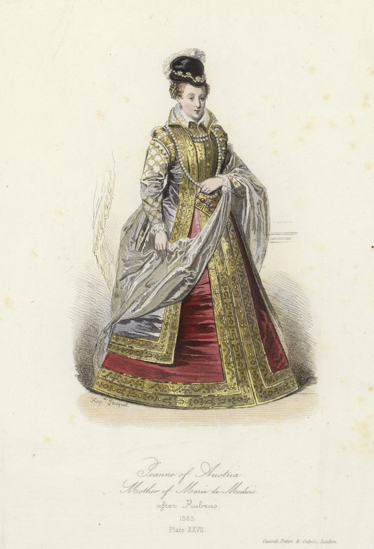 Joanna av Österrike, mor till Marie de Medici av French School