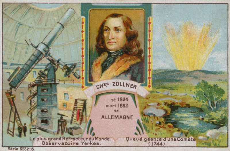 Johann Karl Friedrich Zoellner, tysk astronom av French School