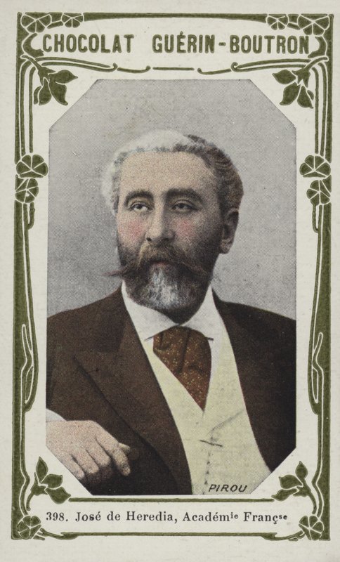 Jose de Heredia, Franska Akademien (färgad bild) av French School