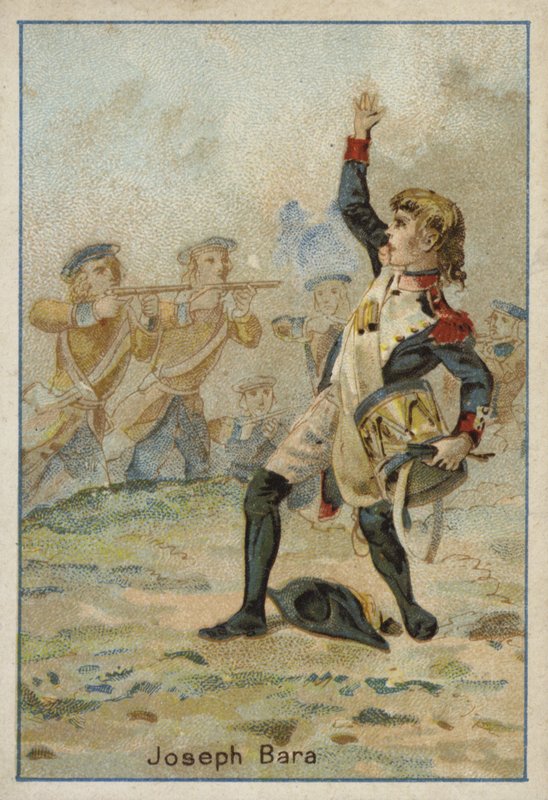 Joseph Bara, fransk revolutionär pojkesoldat av French School