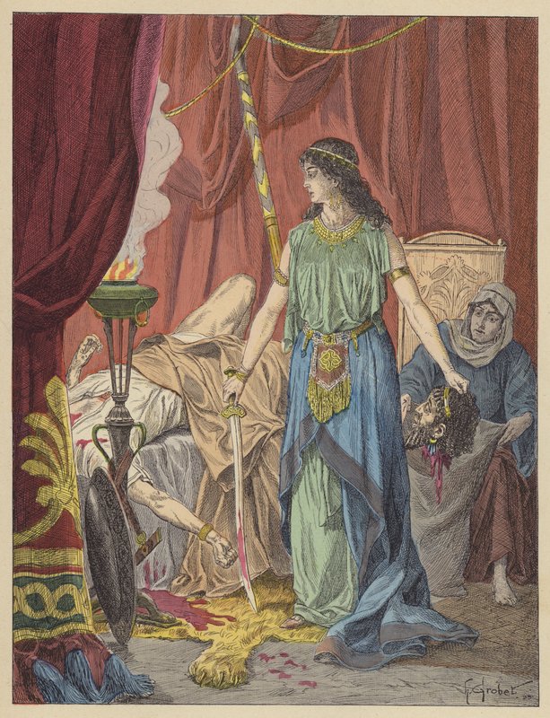 Judith och Holofernes av French School
