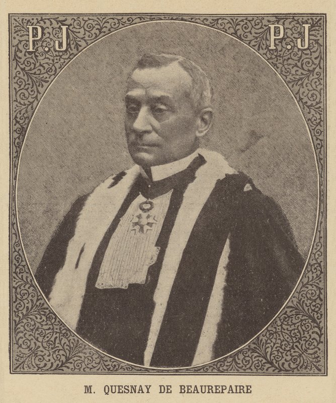 Jules Quesnay de Beaurepaire, fransk domare av French School