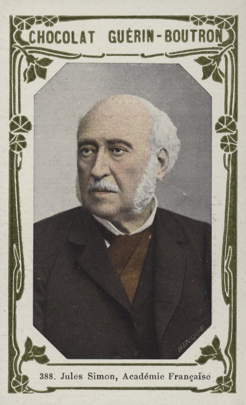 Jules Simon, Franska Akademien (färgad bild) av French School