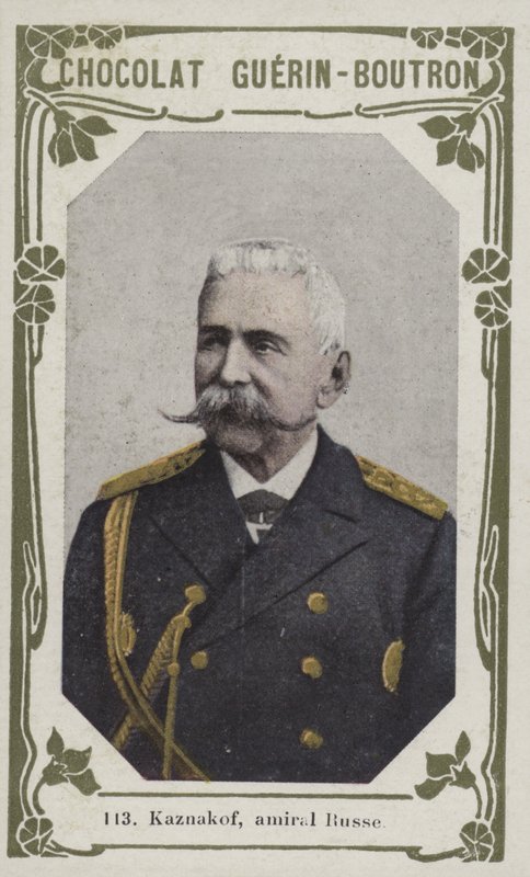 Kaznakof, amiral Russe (färgat foto) av French School