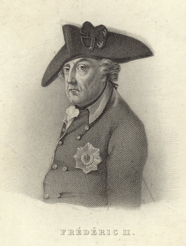 Kung Fredrik II av Preussen av French School