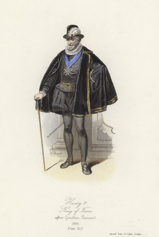 kung Henrik IV av Frankrike av French School