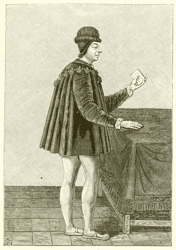 King Louis XI av French School