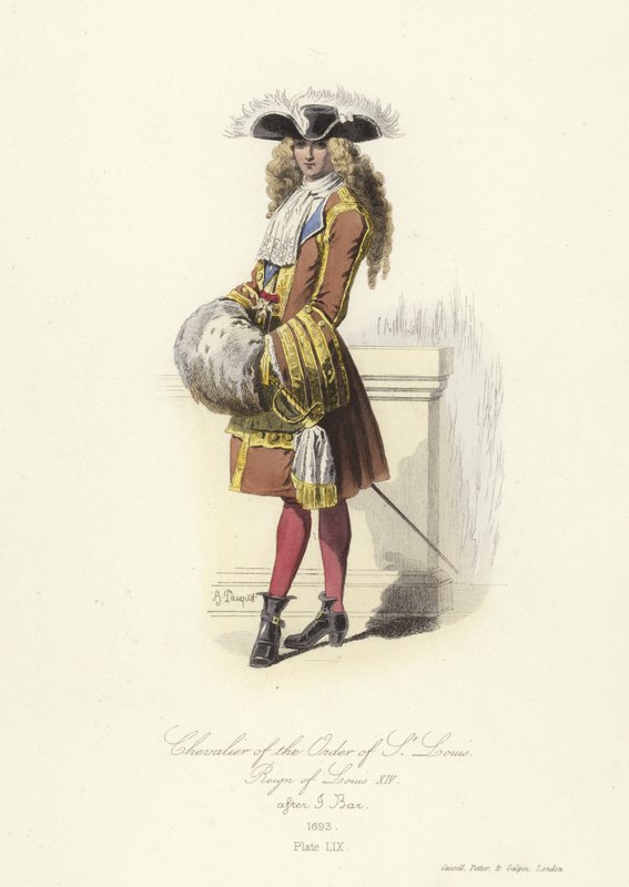 Riddare av St Louis Orden, regeringstid av Ludvig XIV av Frankrike av French School