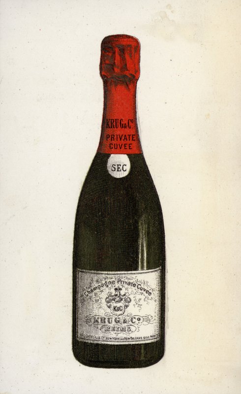 Champagne cirkel av French School