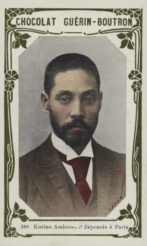 Kurino, japansk ambassadör i Paris (färgad bild) av French School