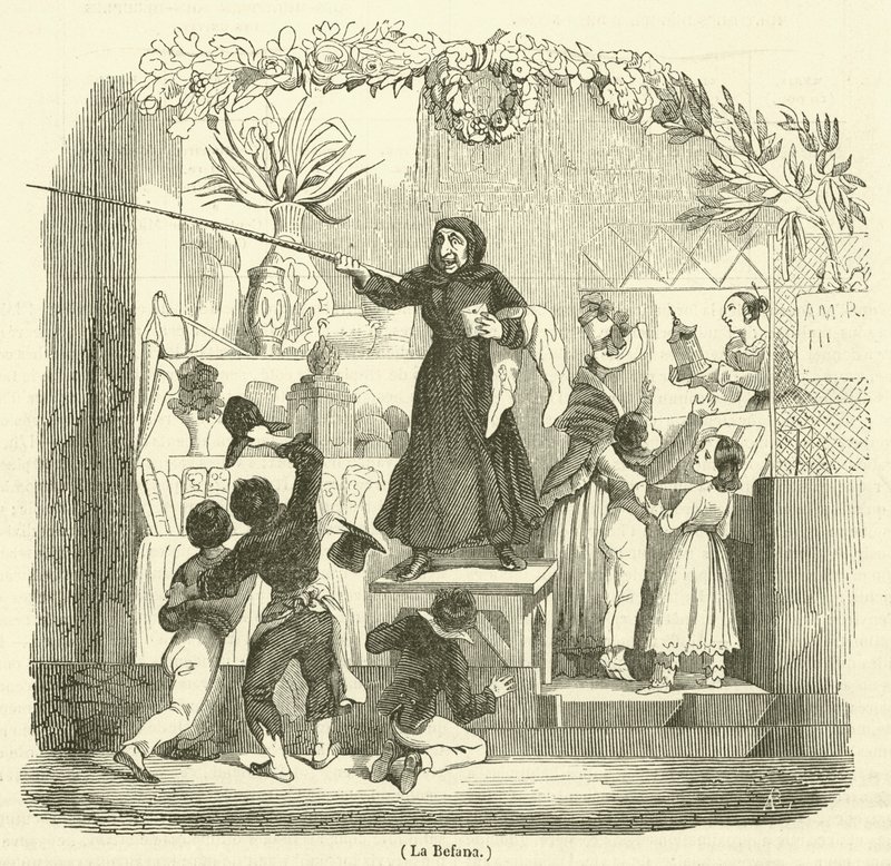 La Befana (gravyr) av French School
