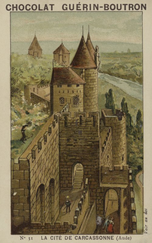 Staden Carcassonne, Aude av French School