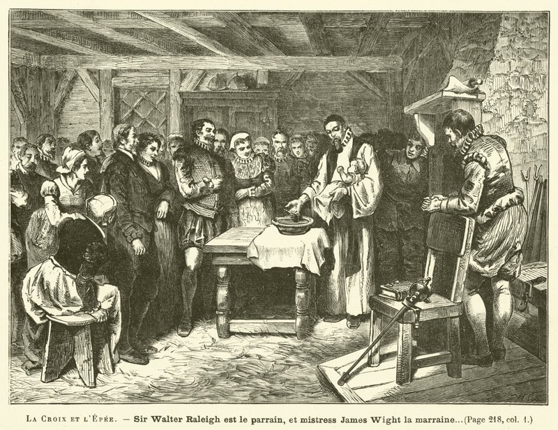 Korset och svärdet (gravyr) av French School
