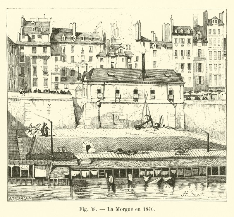 Bårhuset 1840 av French School