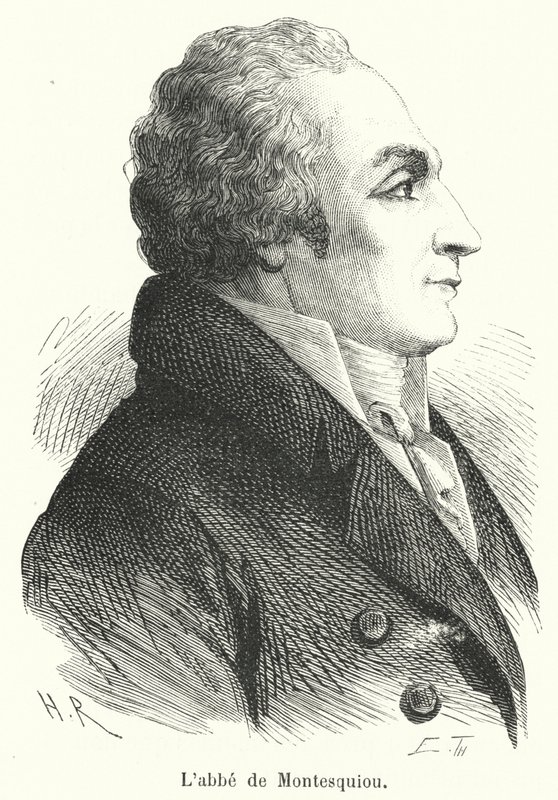Abbe de Montesquiou (gravyr) av French School