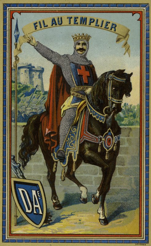 Etikett för Templar-tråd av French School