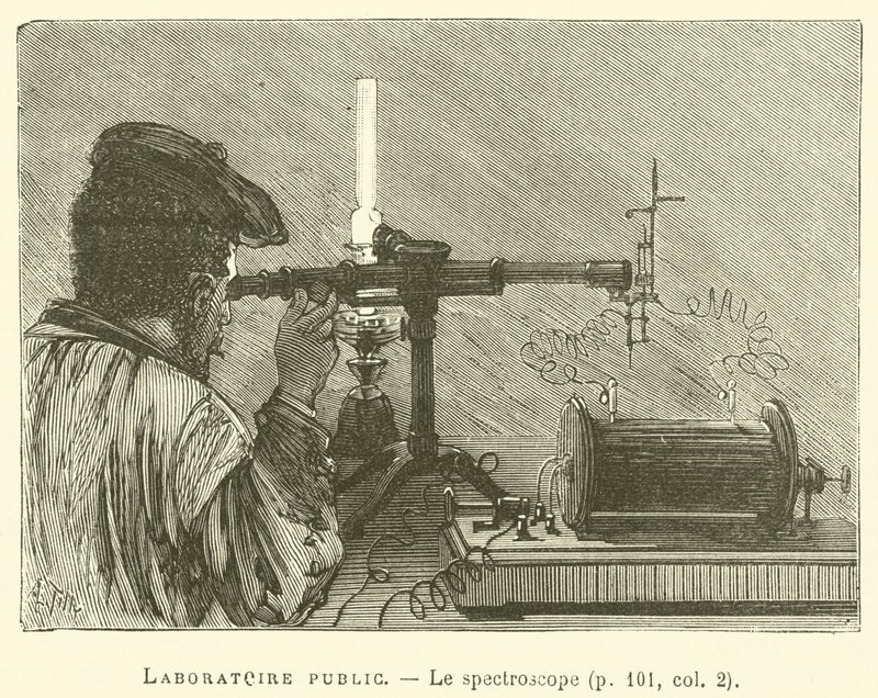 Offentligt laboratorium, Spektroskopet (gravyr) av French School