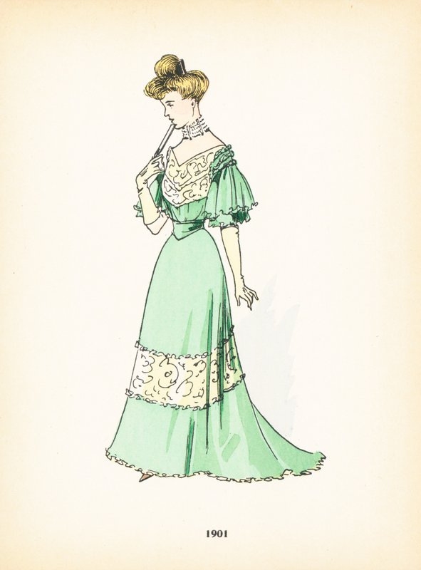 Dammode, 1901 av French School