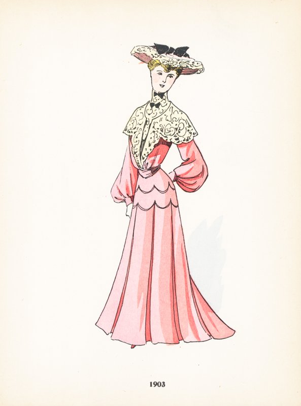 Dammode, 1903 av French School