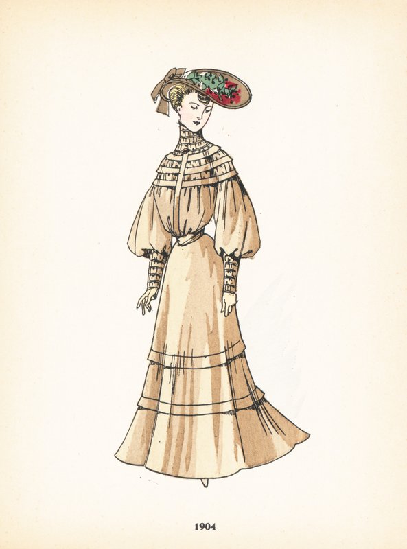 Dammode, 1904 av French School