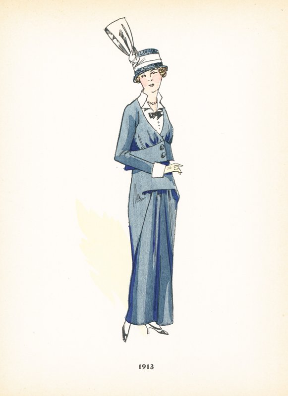 Dammode, 1913 av French School