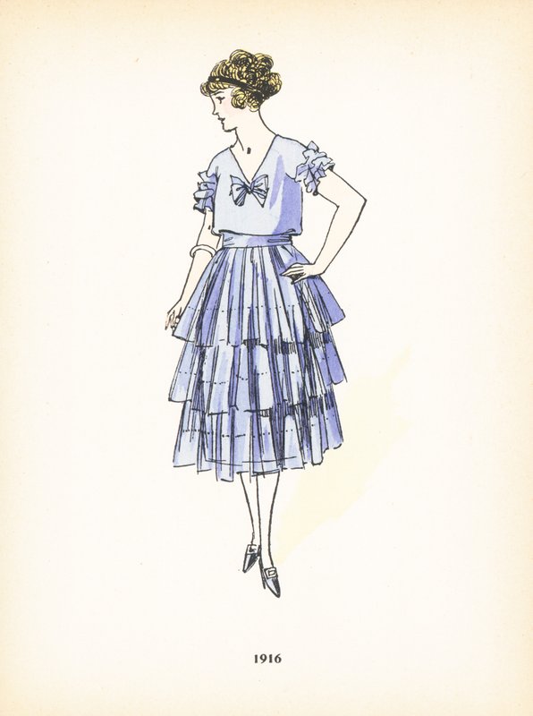 Dammode, 1916 av French School