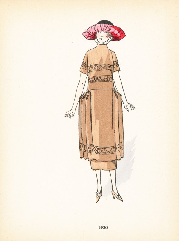 Dammode, 1920 av French School