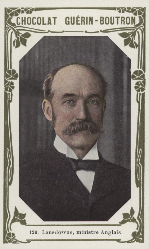 Lansdowne, engelsk minister (färgat foto) av French School