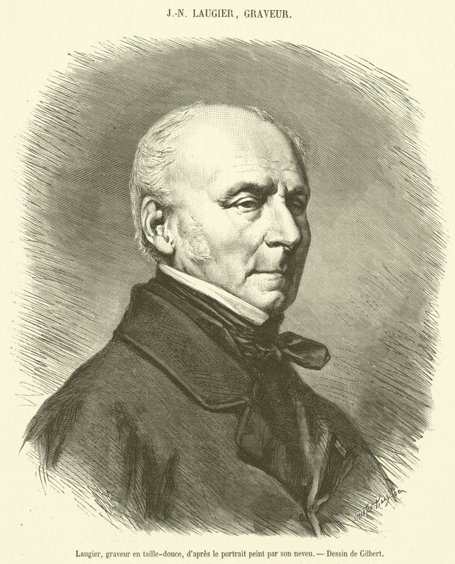 Laugier, intaglio gravör (gravyr) av French School
