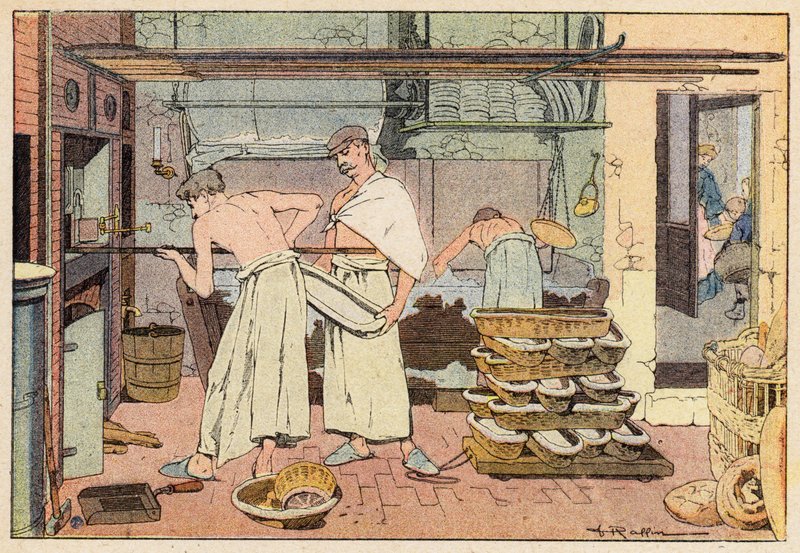 Le Boulanger, The Bager (färgade medlemmar) av French School