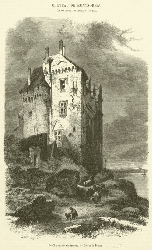 Chateau de Montsoreau (gravyr) av French School