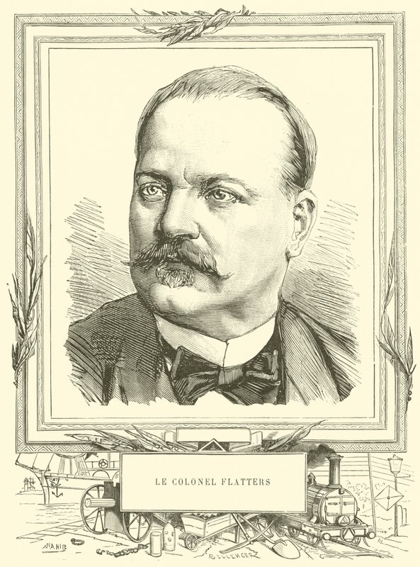 Le Colonel Flatters (gravyr) av French School