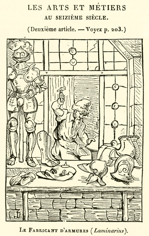 Rustmästaren, Laminarius (gravyr) av French School
