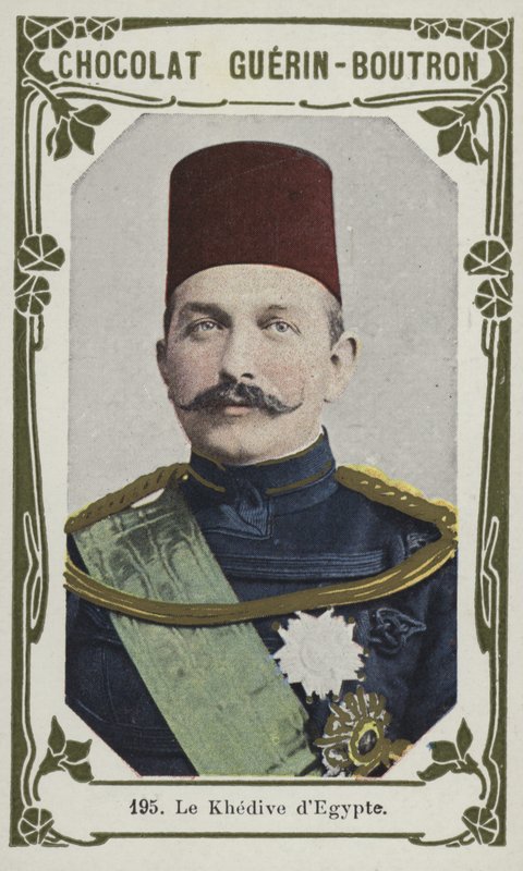 Le Khedive dEgypte (färgat foto) av French School