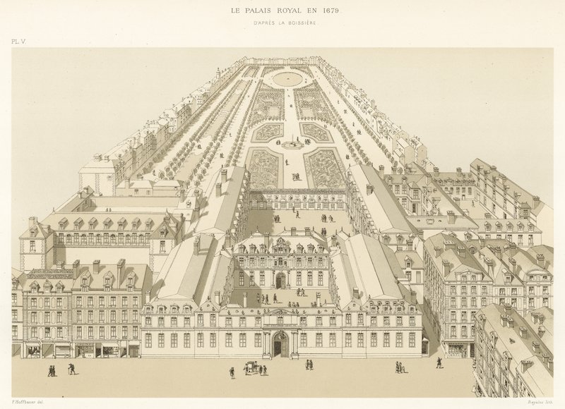 Kungliga palatset 1679, enligt La Boissiere av French School