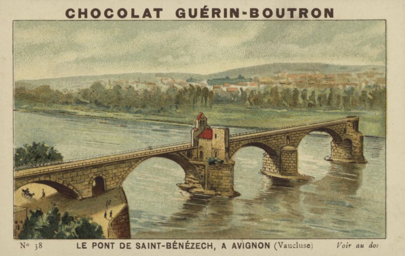 Saint-Benezech-bron, i Avignon, Vaucluse av French School