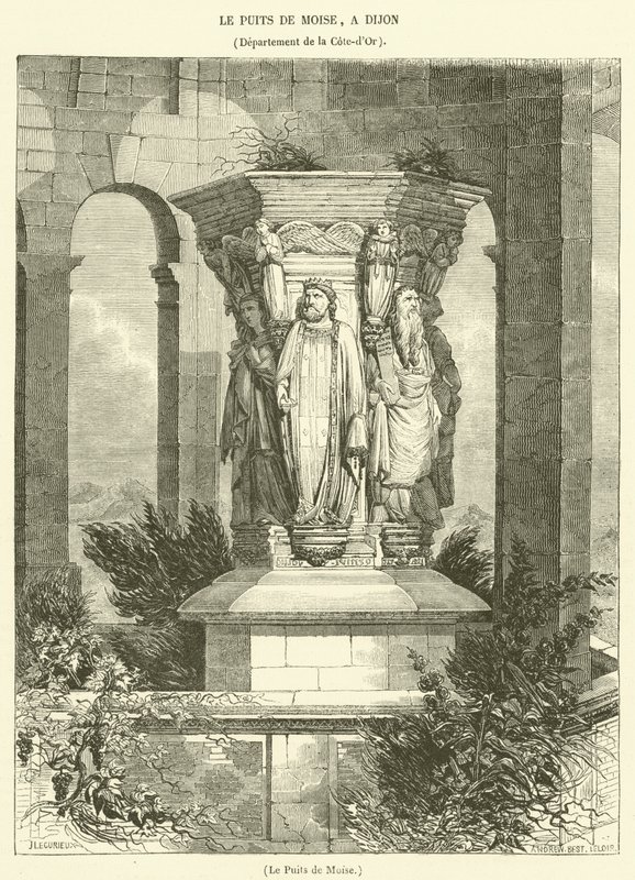 Le Puits de Moise (gravyr) av French School