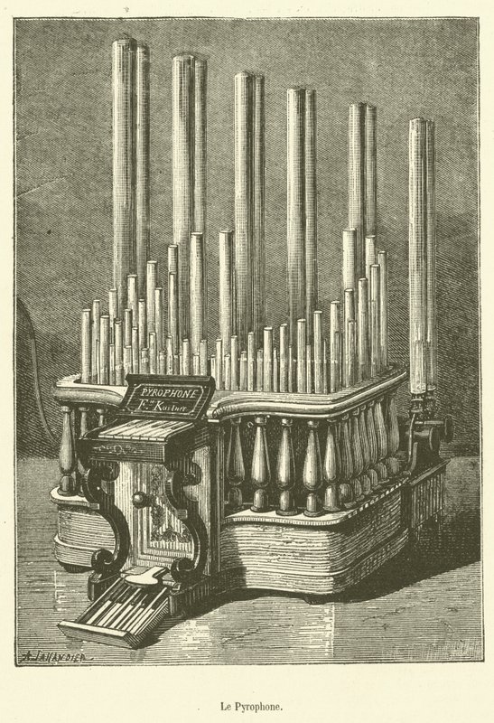 Le Pyrophone (gravyr) av French School