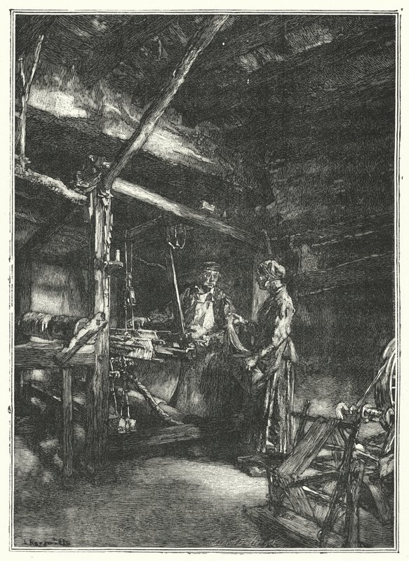 The Weaver (gravyr) av French School