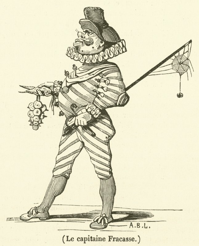 Kapten Fracasse (gravyr) av French School