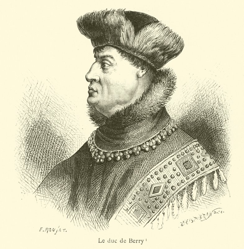 Le duc de Berry (gravyr) av French School
