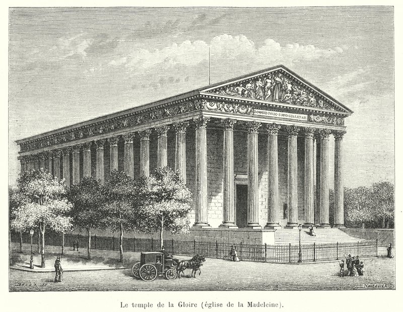 Härlighetens tempel, Madeleines kyrka av French School