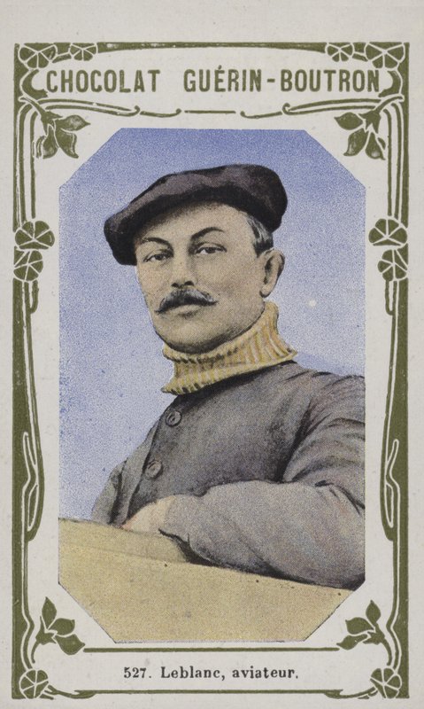 Leblanc, flygare (färgad bild) av French School