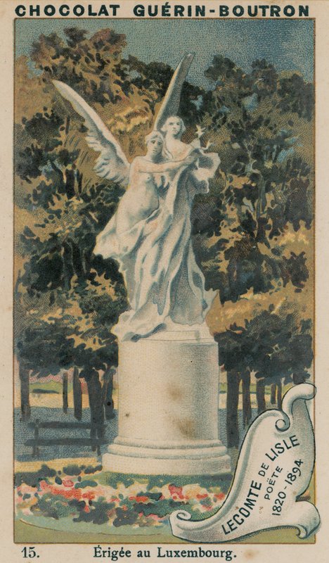 Leconte de Lisle, poet, 1820-1894, uppförd i Luxemburg av French School