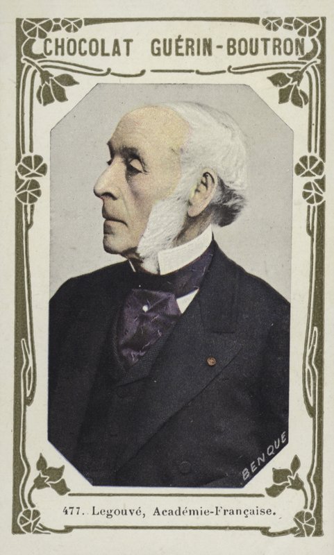 Legouve, Academie-Francaise (färgad bild) av French School