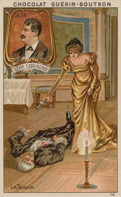 Leon Carvalho, La Tosca av French School