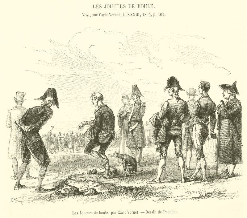 The Ball Players (gravyr) av French School